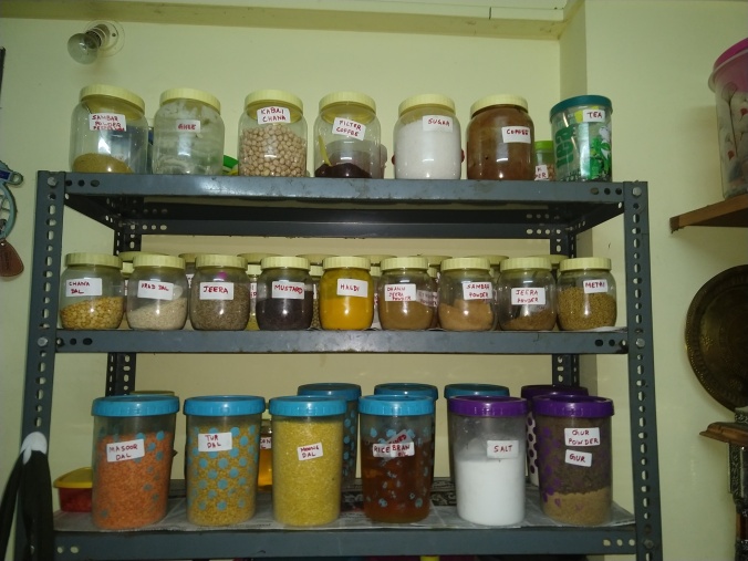 Organising spice jars